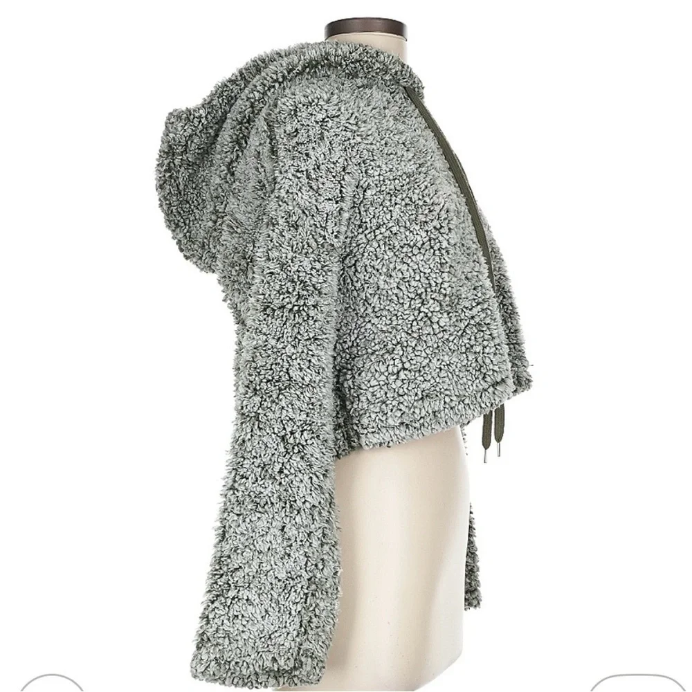 Wild Fable Gray Teddy Jacket - Picture 3 of 4
